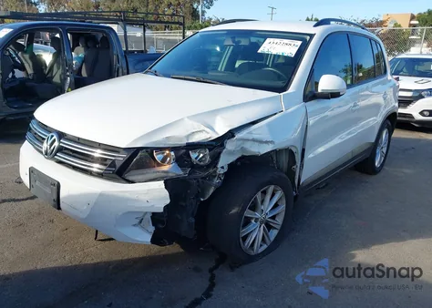 2018 Volkswagen Tiguan Limited 2.0T from USA, damaged, VIN WVGAV7AX6JK001326